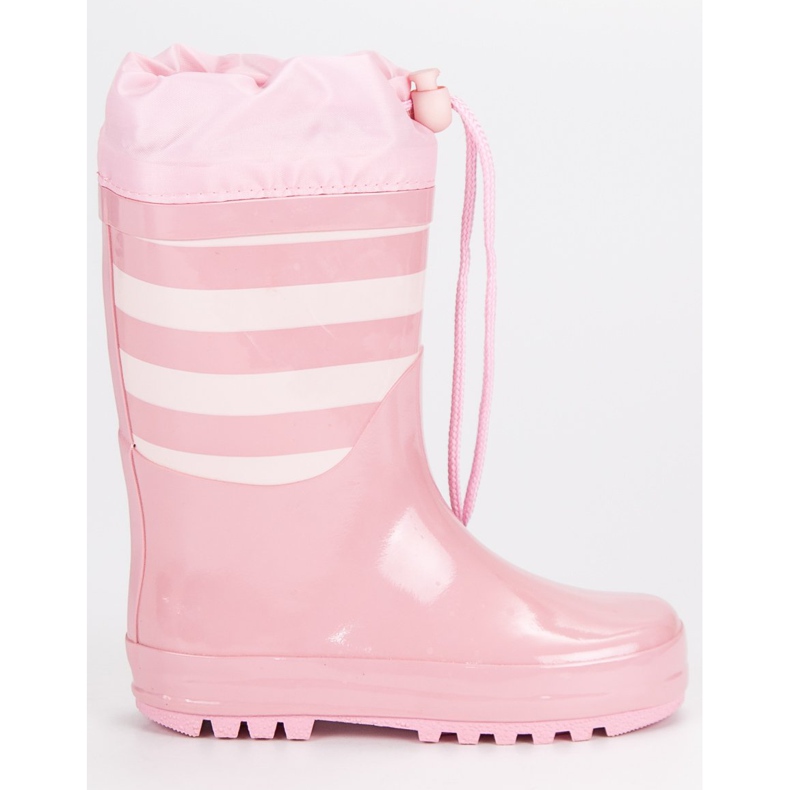 Galoshes Cu Ribbed roz