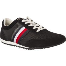 Tommy Hilfiger Corporație mixtură material corporativă 990 negru