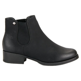 Cizme Chelsea negre mate VICES negru