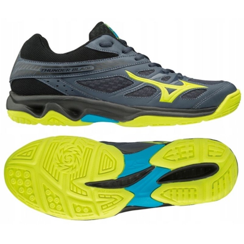 Mizuno Thunder Blade M V1GA177047 pantofi de volei negru albastru