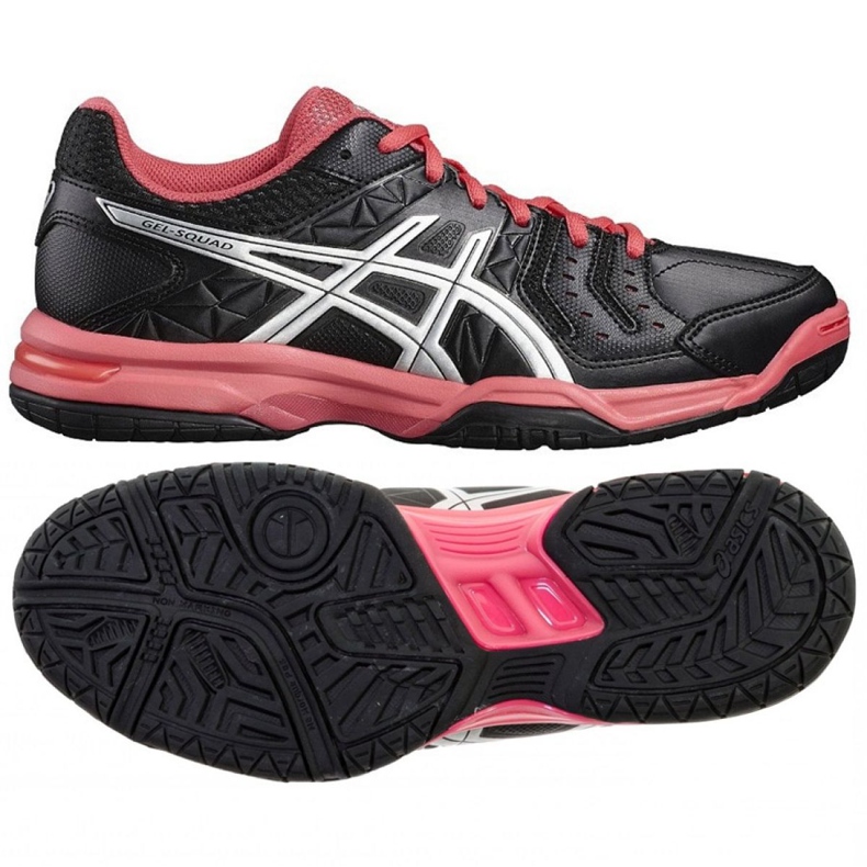 Pantof de handbal Asics Gel Squad 70 W E568Y-9093 negru negru