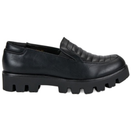 J. Star Pantofi alunecați negru J. Star Pantofi alunecați negru