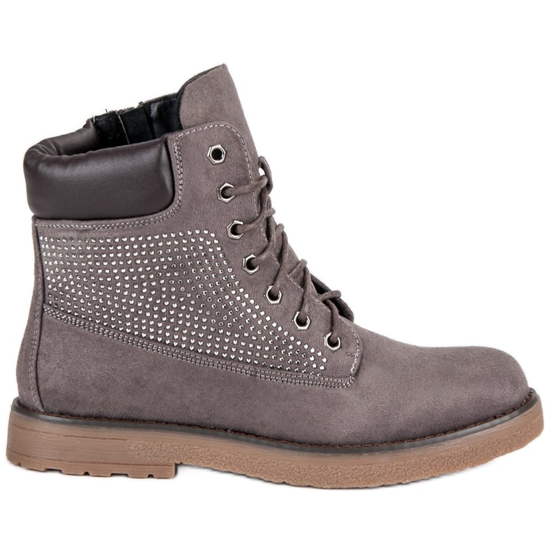 Bestelle Trappers Suede On A Slider gri