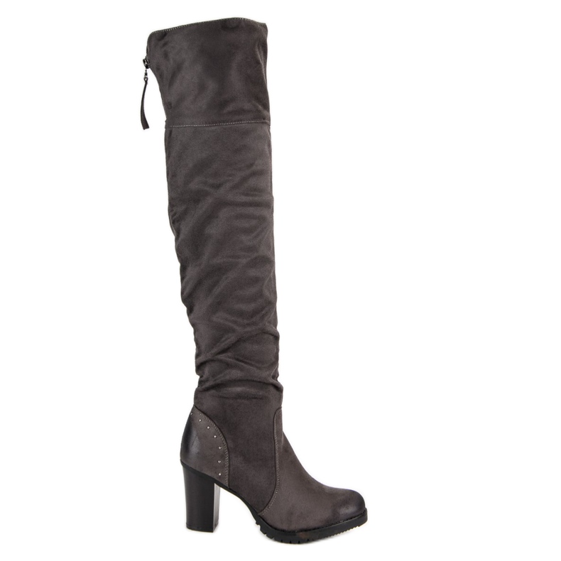 Cizme de damă VINCEZA Casual gri Cizme de damă VINCEZA Casual gri