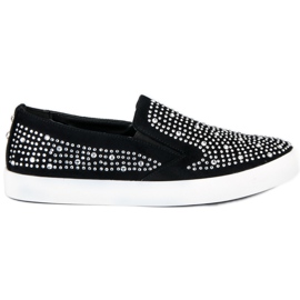 J. Star Pantofi adidași negri negru J. Star Pantofi adidași negri negru