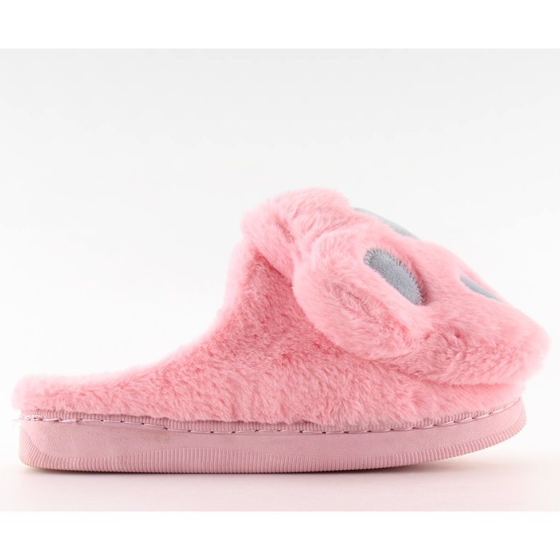 Papuci de damă roz și gri DD93 W.PINK