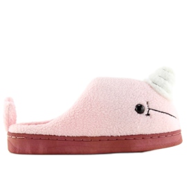 Papuci roz pentru femei DD92 L.PINK