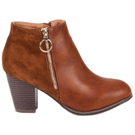 Mannika Cizme de cămilă de toamnă maro