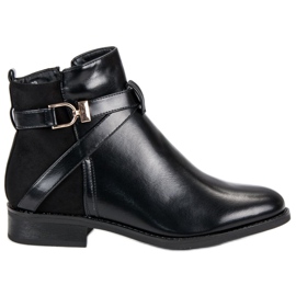 Seastar Cizme negre clasice negru