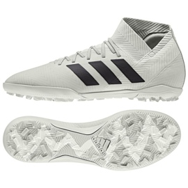 Ghete de fotbal Adidas Nemeziz Tango 18.3 Tf M DB2212 alb alb