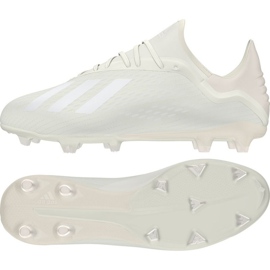 Ghete de fotbal Adidas X 18.2 Fg M DB2181 alb Ghete de fotbal Adidas X 18.2 Fg M DB2181 alb