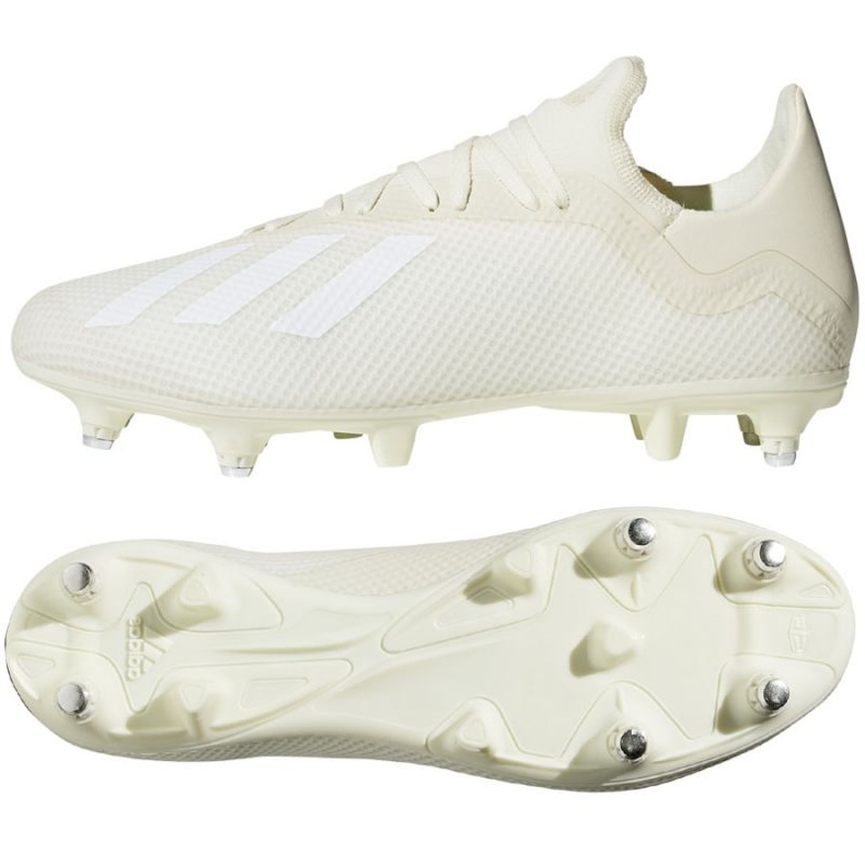 Ghete de fotbal Adidas X 18.3 Sg M D97851 alb alb