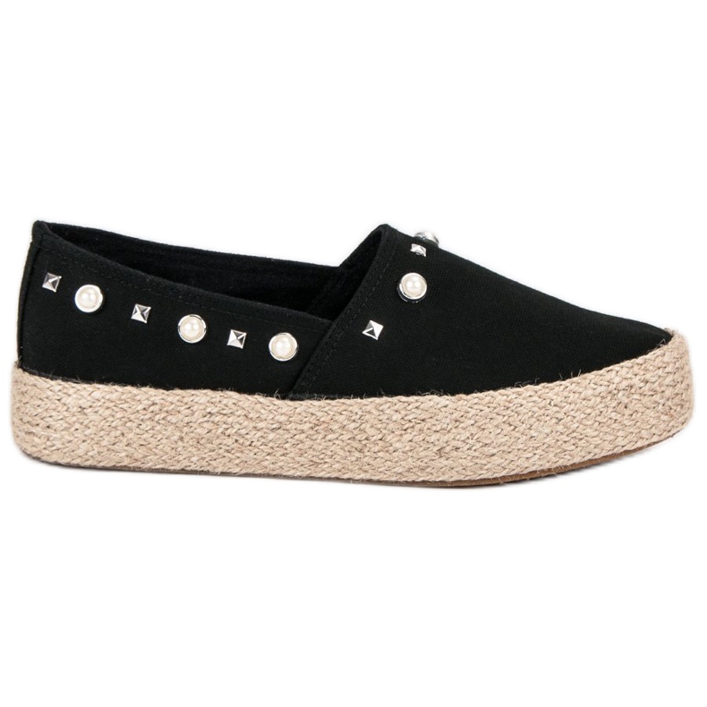 J. Star Espadrile negre negru J. Star Espadrile negre negru