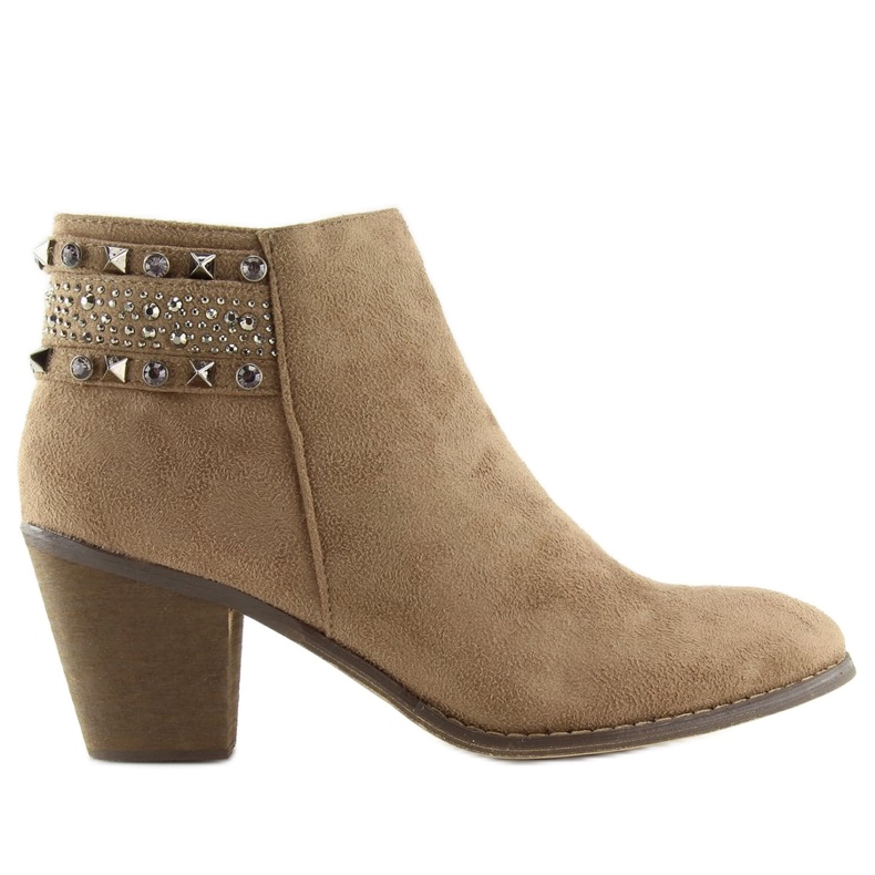 Cizme bej femei L3526 Kaki