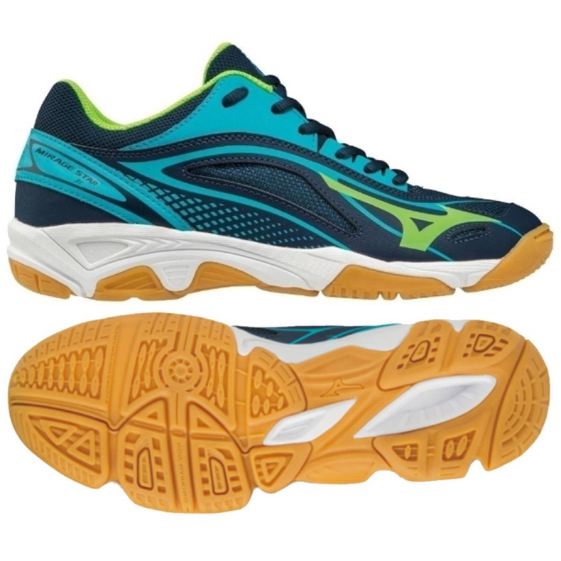 Încălțăminte de handbal Mizuno Mirage Star 2 Jr. X1GC170536 albastru