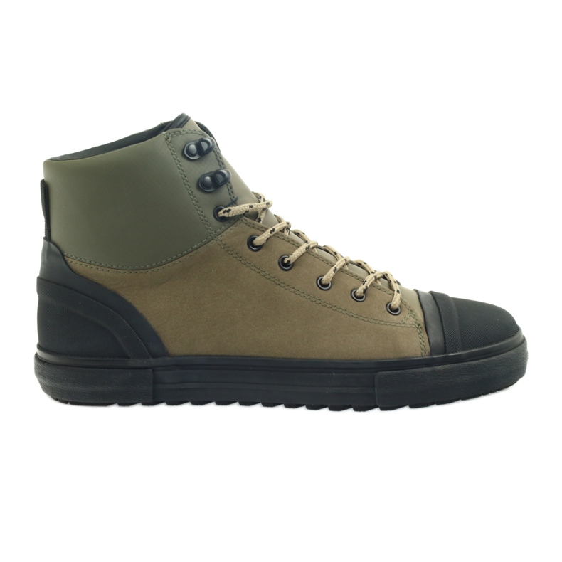 Sneaker din piele pentru bărbați Armani Jeans verde