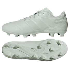 Cizmele de fotbal adidas Nemeziz 18.4 FxG M. alb Cizmele de fotbal adidas Nemeziz 18.4 FxG M. alb