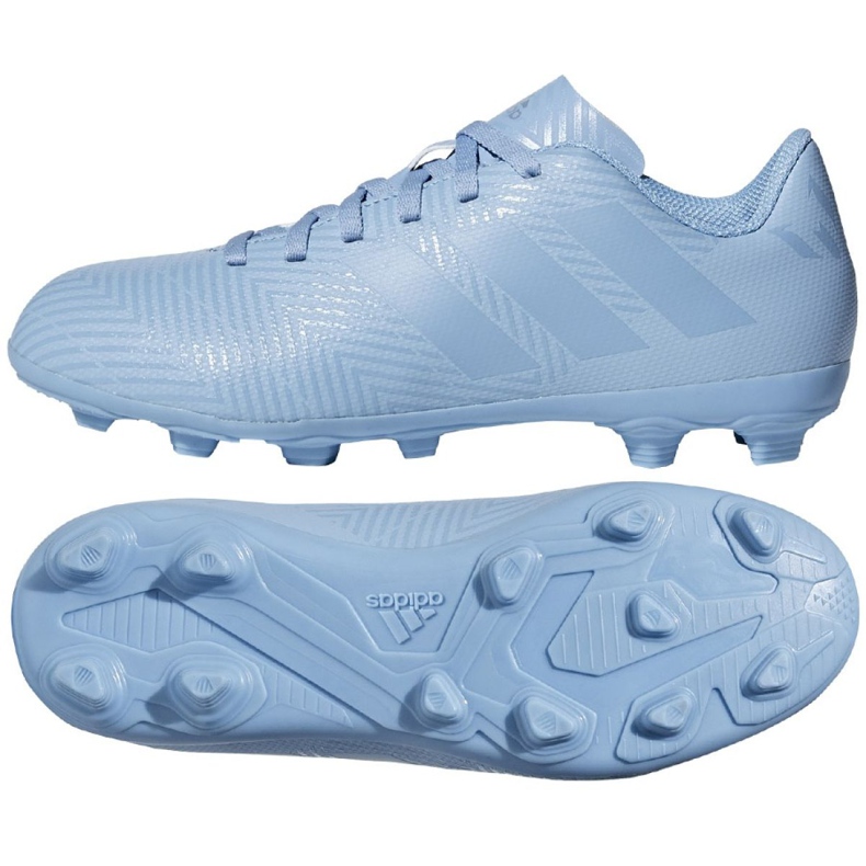 Ghete de fotbal Adidas Nemeziz Messi 18.4 FxG Jr DB2368 multicolor albastru Ghete de fotbal Adidas Nemeziz Messi 18.4 FxG Jr DB2368 multicolor albastru