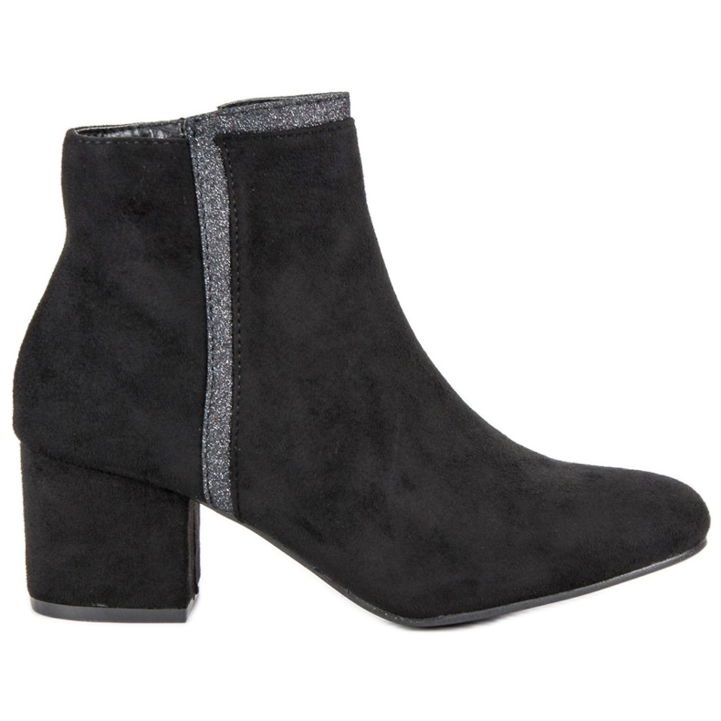 Comer Cizme negre pe tocuri înalte negru Comer Cizme negre pe tocuri înalte negru