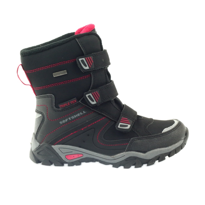 American Club Cizme americane cizme de iarnă cu membrană de 1809 negru roșu American Club Cizme americane cizme de iarnă cu membrană de 1809 negru roșu