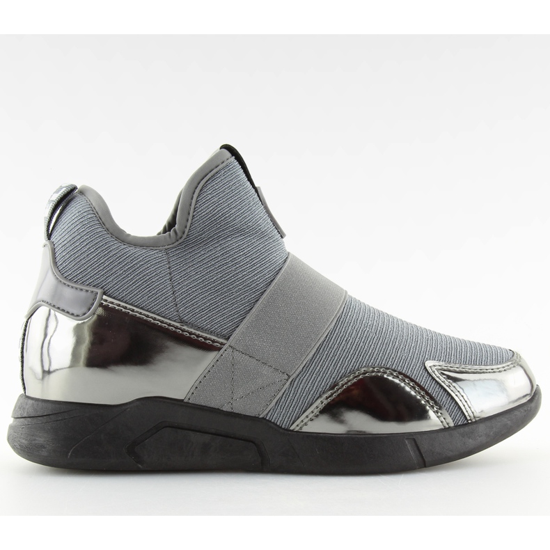 Gri NB227P Pantofi gri cu toc Gri NB227P Pantofi gri cu toc