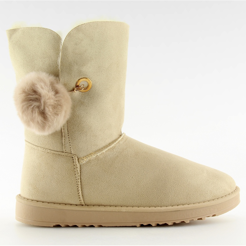 Emusy cu pompon bej SP04P bej Emusy cu pompon bej SP04P bej