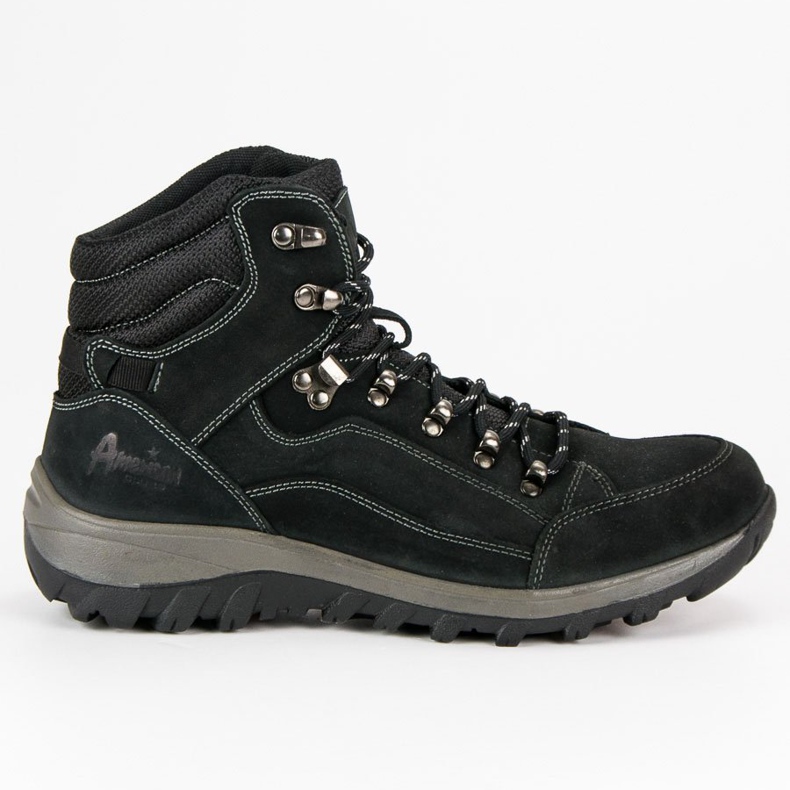 American Club Piele americană trekking negru