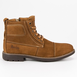 American Club Casual cizme americane maro American Club Casual cizme americane maro