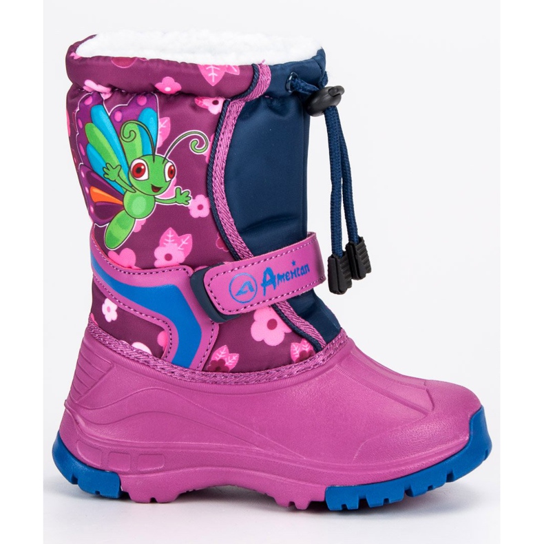 American Club Warm American Wellies violet