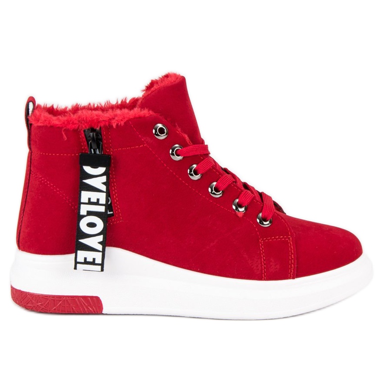 Adidași calzi roșu