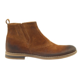 Cizme bărbătești Riko Cizme Jodhpur 859 roșu multicolor Cizme bărbătești Riko Cizme Jodhpur 859 roșu multicolor
