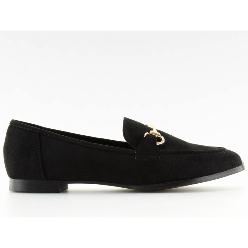 Mocasini negri pentru femei 369-11 II-GAT negru