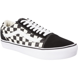 Vans Old Skool Lite 5GX Checkerboard Black White alb negru Vans Old Skool Lite 5GX Checkerboard Black White alb negru