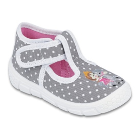 Pantofi pentru copii Befado miere pu 531P006 alb gri