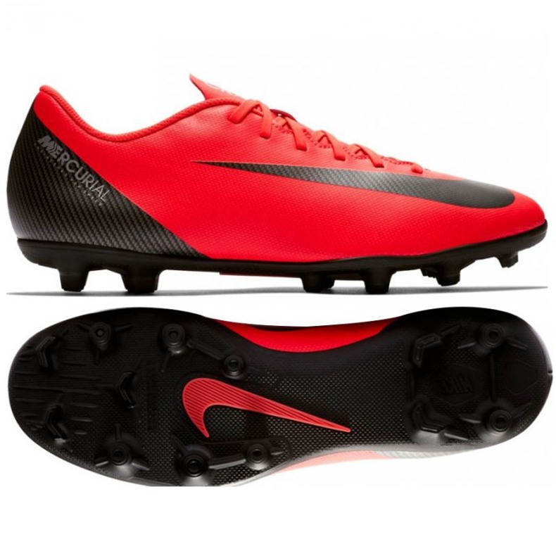 Pantof de fotbal Nike Mercurial Vapor 12 roșu