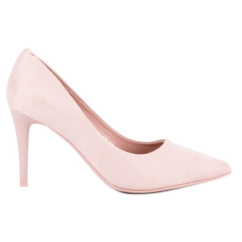 Tocuri din piele intoarsa roz Tocuri din piele intoarsa roz