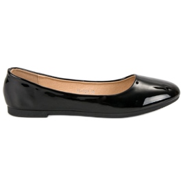 Top Shoes Balerine lăcuite negru Top Shoes Balerine lăcuite negru