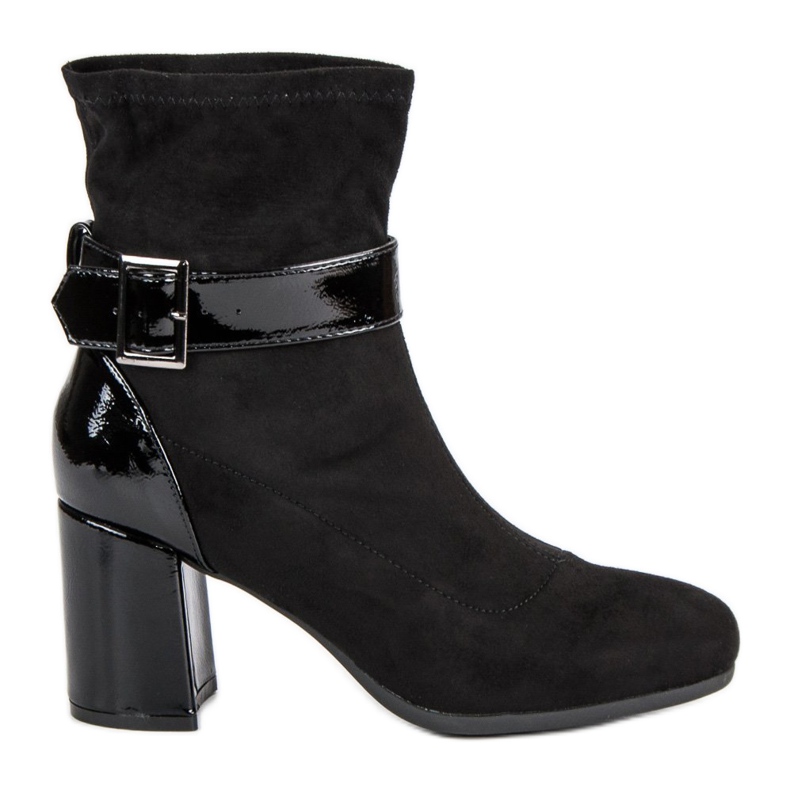 Kylie Cizme elegante cu toc înalt negru