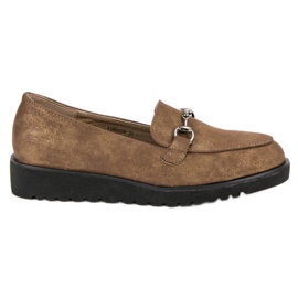 Kylie Mocasini cu stil maro Kylie Mocasini cu stil maro