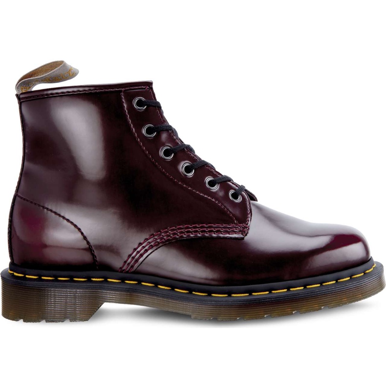 Dr. Martens Vegan 101 Cherry Red Cambridge Brush multicolor roșu