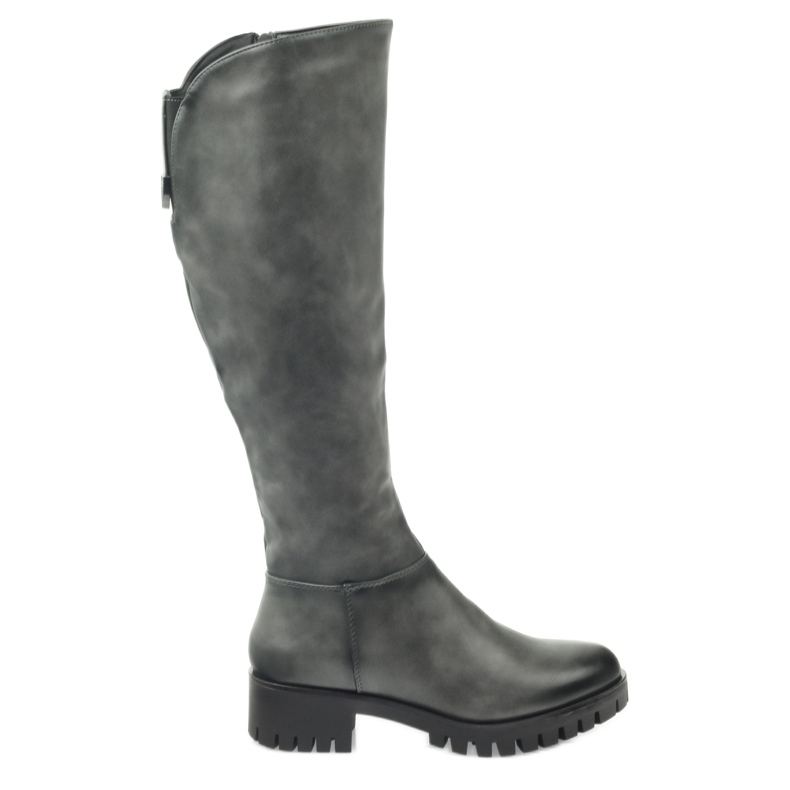 M.Daszyński Cizme cu fund gros Daszyński MR1813 gri M.Daszyński Cizme cu fund gros Daszyński MR1813 gri