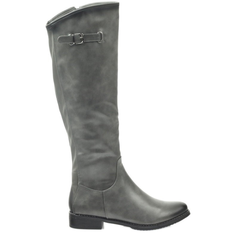 M.Daszyński Ofițeri de cizme Daszyński SA131 gri M.Daszyński Ofițeri de cizme Daszyński SA131 gri