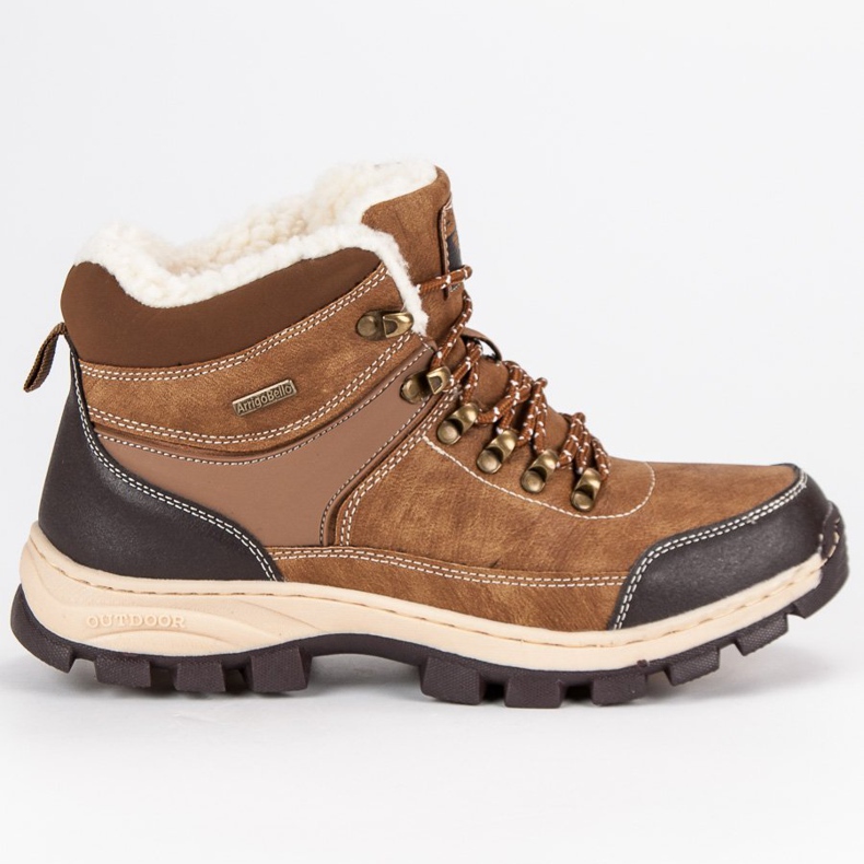 Arrigo Bello Traperki cu piele de oaie maro