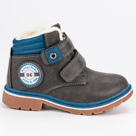 Arrigo Bello Pantaloni din velcro gri