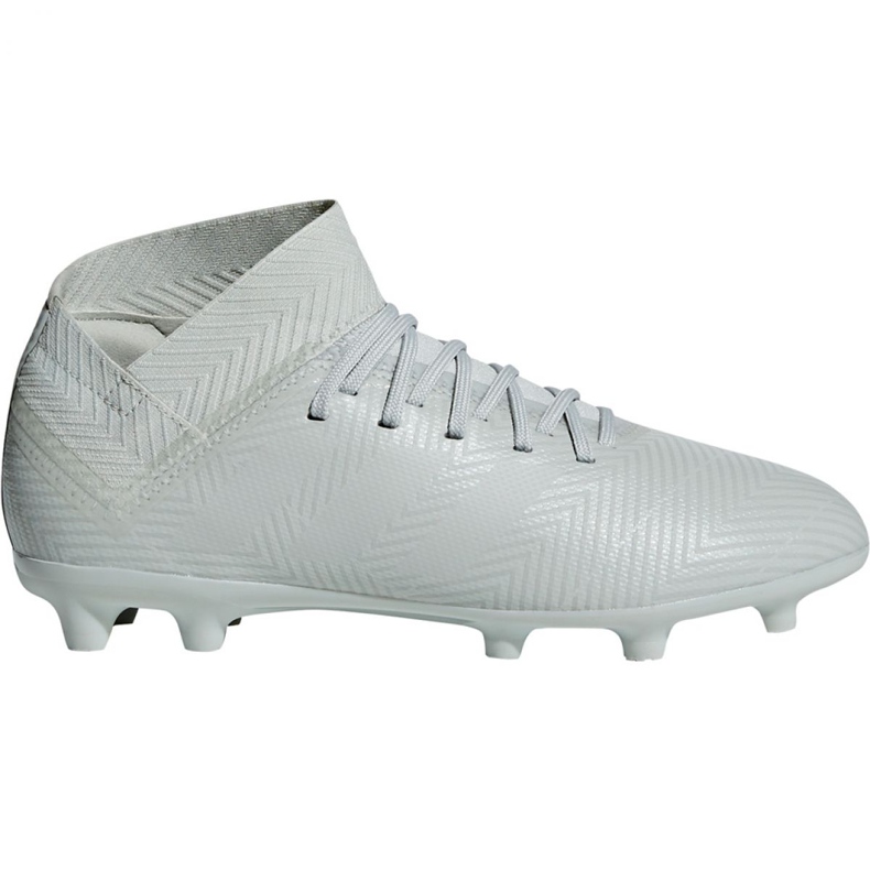 Ghete de fotbal adidas Nemeziz 18.3 Fg Jr DB2353 alb alb