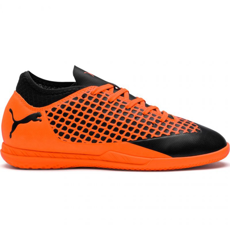 Cizme de fotbal Puma Future 2.4 It Jr. portocale Cizme de fotbal Puma Future 2.4 It Jr. portocale