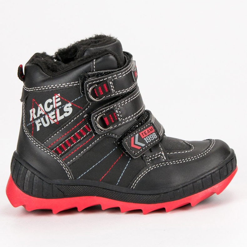 American Club Pantofi americani izolați negru