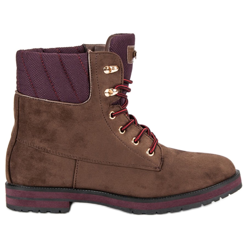 Ideal Shoes De-2750br maro