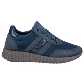Kylie Adidași de modă bleumarin albastru