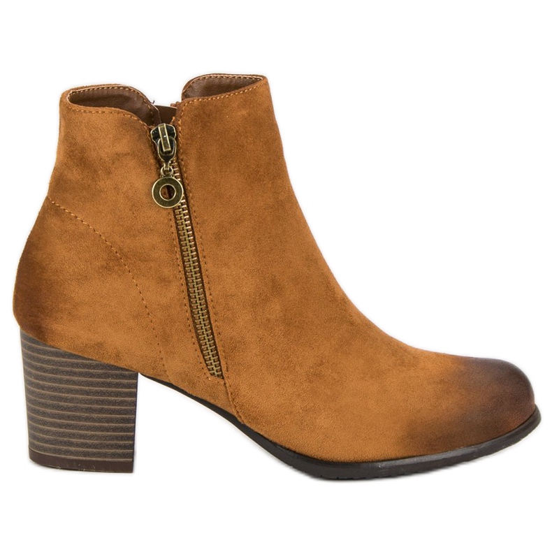 Cizme din piele de căprioară VINCEZA maro